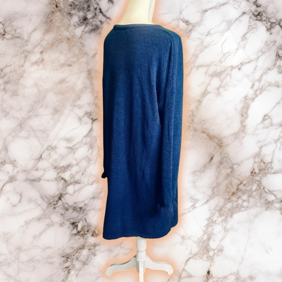 Lilly Pulitzer ‘Galen’ Chenille Ruffle Cuff Sweater Dress in “True Navy” Size XL - Picture 11 of 15